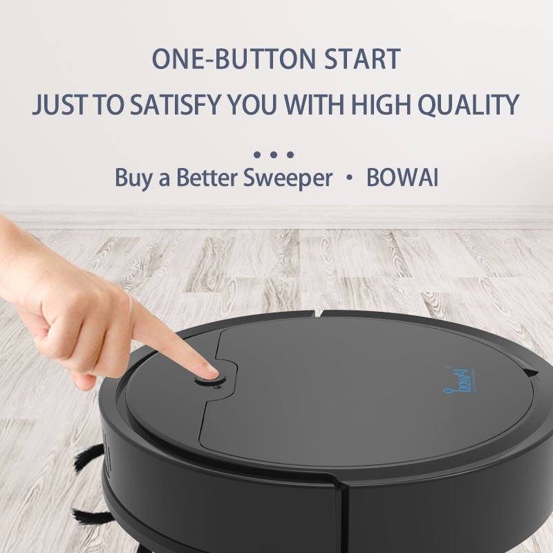 1800pa Smart APP Floor Mop Rechargeable Automatic Sweeping Robot Vacuum Cleaner