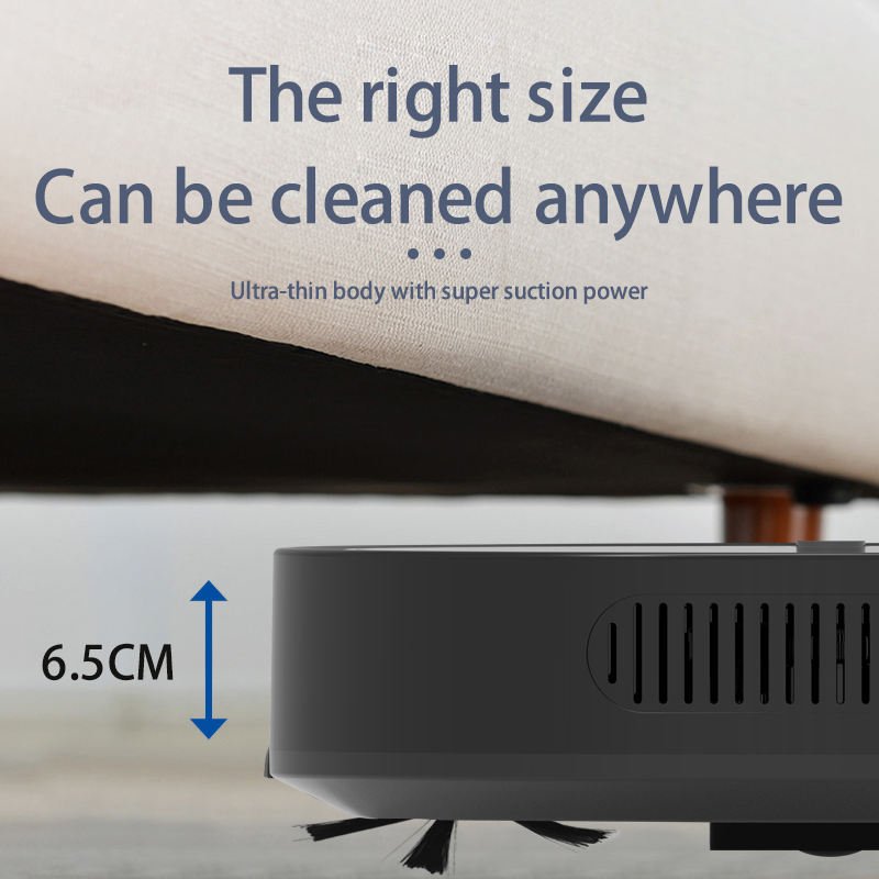 1800pa Smart APP Floor Mop Rechargeable Automatic Sweeping Robot Vacuum Cleaner