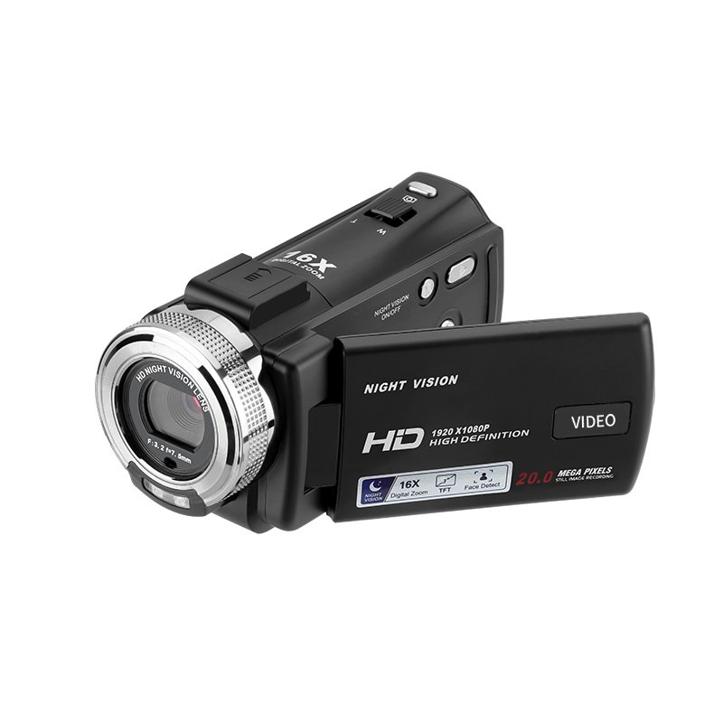 Night Vision 1080P Digital Camcorder Digital Live Stream Professional Video Camcorder