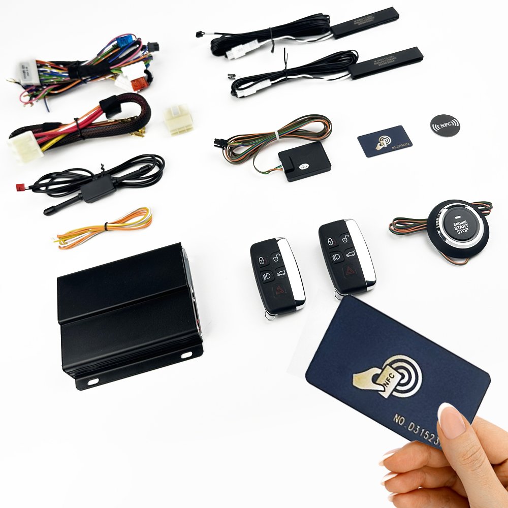 Smart Door Lock System NFC Car Unlocking Keyless Entry One Way Car Alarm Remote Starter New Automotive Ignition Control