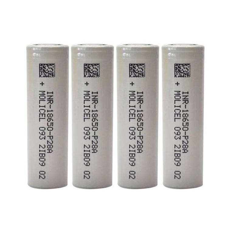 INR18650 P28A 18650 2800mAh Rechargeable Battery Low-temperature Lithium Battery From TAIWAN MOLICEL