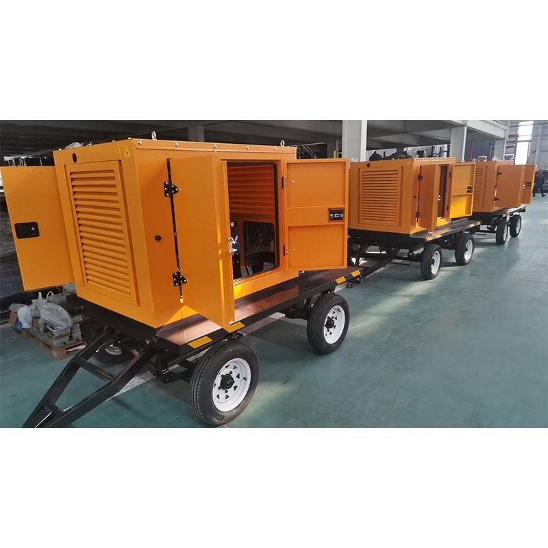 High Quality Alternator Trailer Generator Setgenerator Smart 40kW 50kva 80kw 100kw 120kva Mobile Electric Car Charger Generator