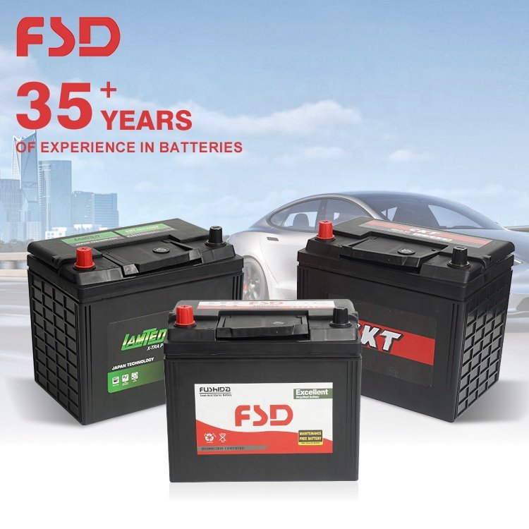 OEM ODM JIS Standard Electric Vehicles 12V 50Ah 430A Auto Battery Maintenance Free Lead Acid Car Battery