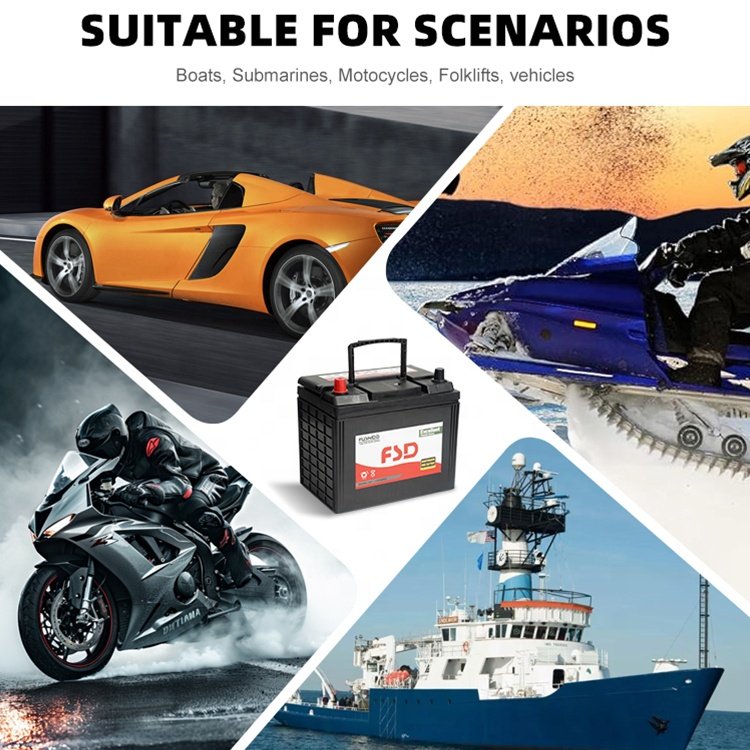 OEM ODM JIS Standard Electric Vehicles 12V 50Ah 430A Auto Battery Maintenance Free Lead Acid Car Battery