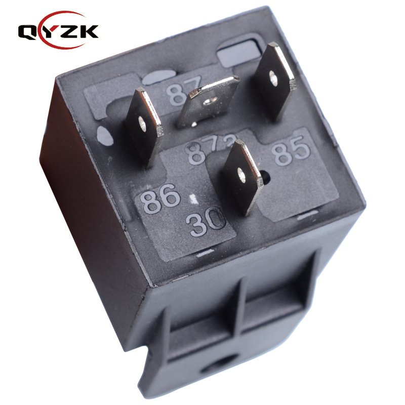 QYZK Contact 40 Amp Switch 14VDC With Micro Auto Wire Harness SPST-NC Coil DC 12 Volts Car Relay for Battery Breaker