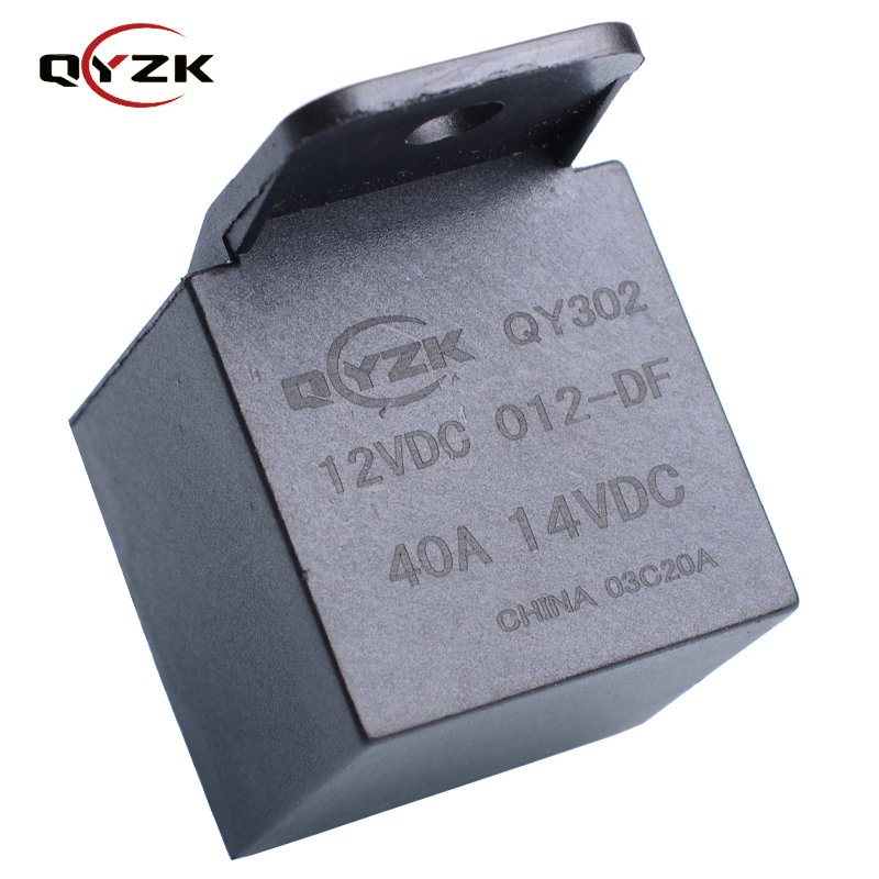 QYZK Contact 40 Amp Switch 14VDC With Micro Auto Wire Harness SPST-NC Coil DC 12 Volts Car Relay for Battery Breaker