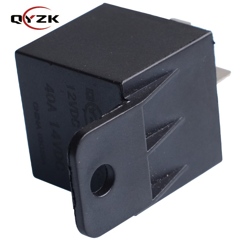 QYZK Contact 40 Amp Switch 14VDC With Micro Auto Wire Harness SPST-NC Coil DC 12 Volts Car Relay for Battery Breaker