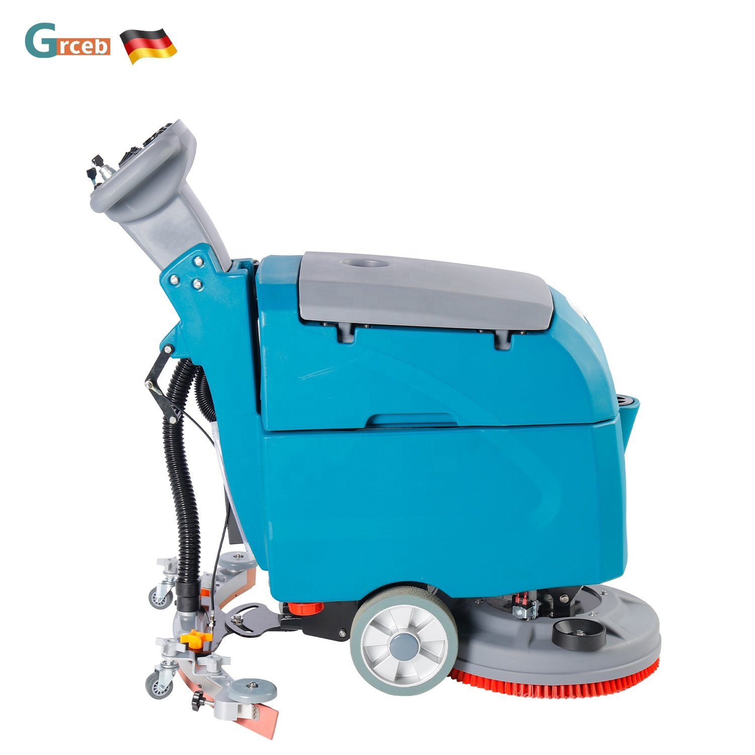 GS460 Battery Powered Auto Scrubber Electric Floor Washing Machine with Brush and Motor New Condition Plastic Material