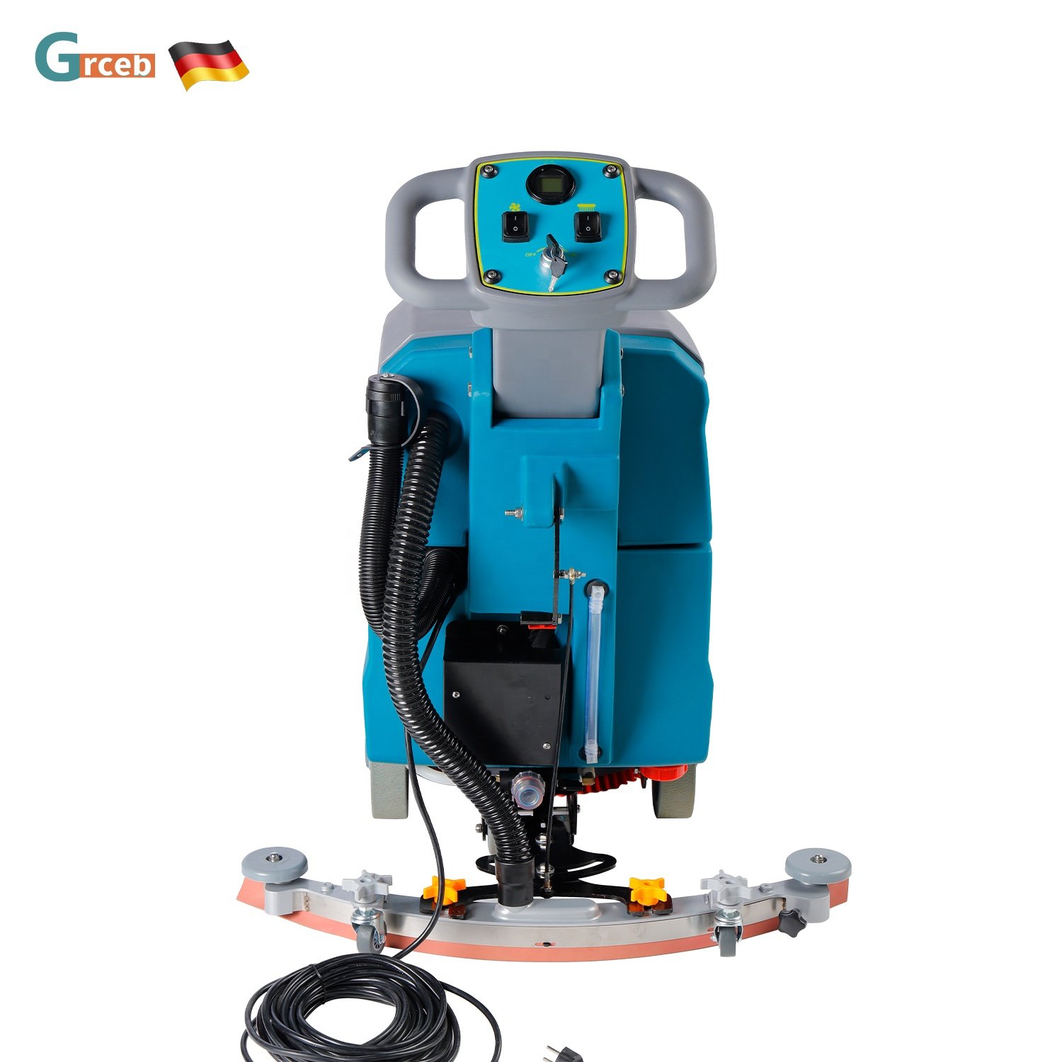 GS460 Battery Powered Auto Scrubber Electric Floor Washing Machine with Brush and Motor New Condition Plastic Material
