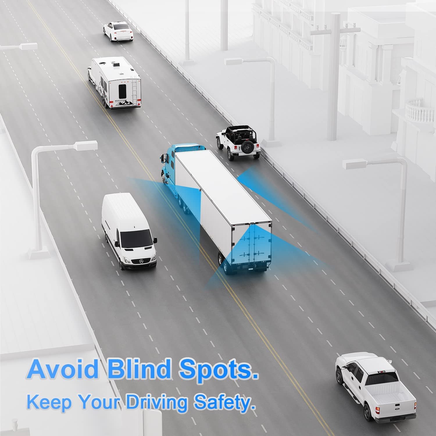 1080P AHD Waterproof Vehicle Camera for Truck Lorry Bus Car with 360 Degree Rotation Night View Function 1-Year Warranty