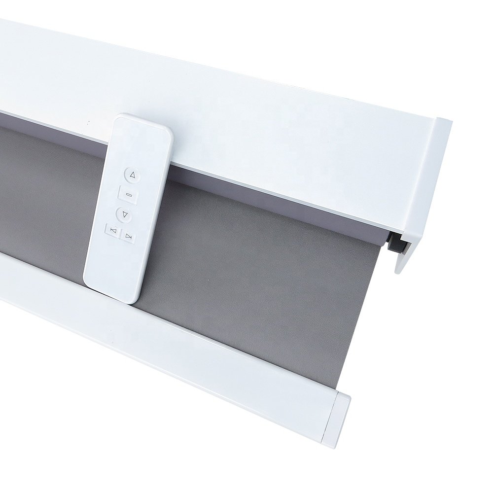 Indoor Window Electric Blinds WiFi Google Tuya Remote Control Automatic Blackout Motorised Roller Blinds for Office and Home