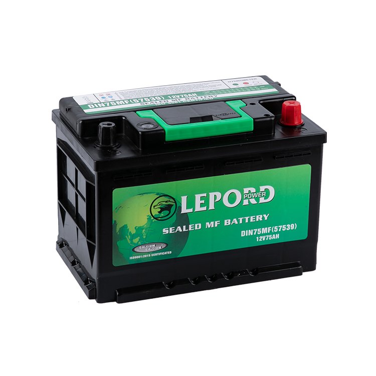 China Wholesale Best Quality Maintenance Free Car Batteries 12 v 75 Ah Auto Batteries in Korea