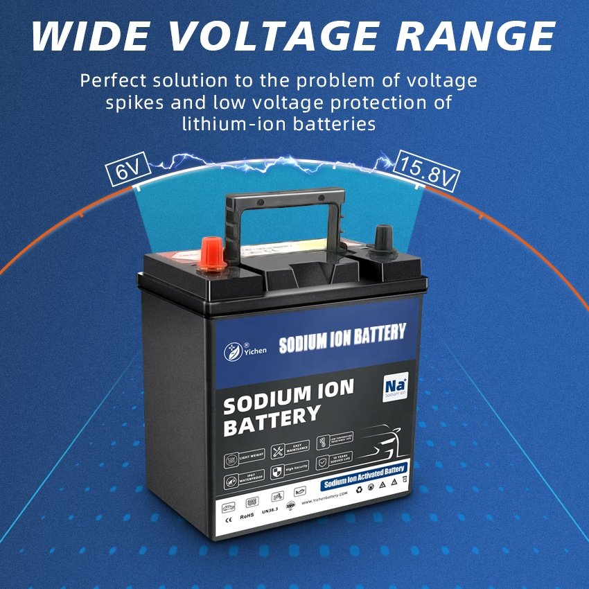 12v 60Ah BCI 25 35 Sodium Ion Car Starting Cranking Batteries New Technology High CCA 1500 Auto Battery
