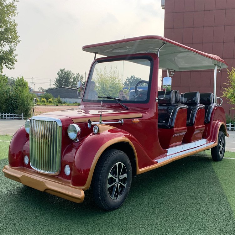 China Factory Sell 5 Seats Electric Vintage Car
