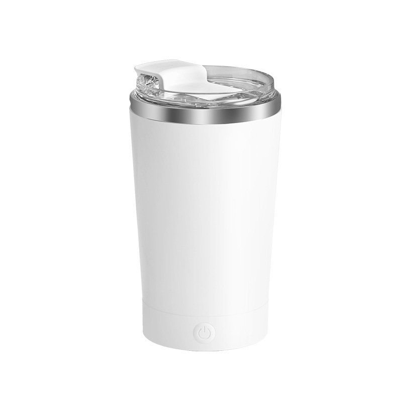 New 420ml Customized Rechargeable Electric Automatic Stainless Steel Self Stirring Mug Auto Mixing Coffee Magnetic Mug Cup