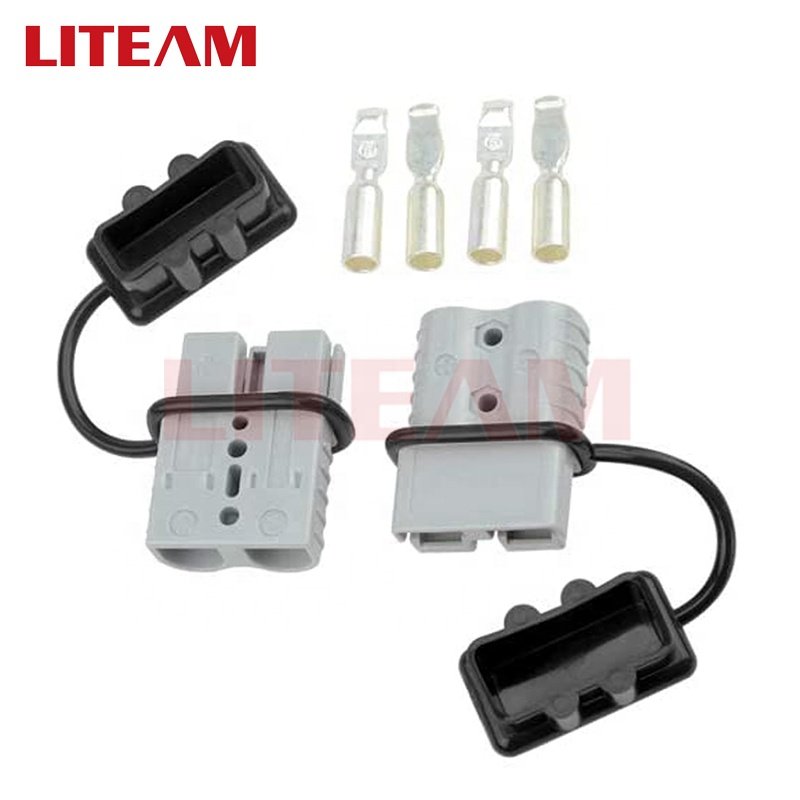 Factory Supply Battery Connector for 1/0 Wire 175Amp 600V Battery Plug 175A DC Power Pole Connectors Car Van Charger Connector