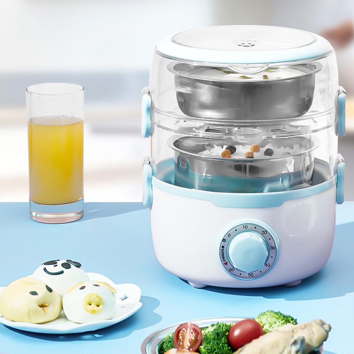Wholesale 110V/220V 2L Electric Lunch Box Heating Electric Lunch Box