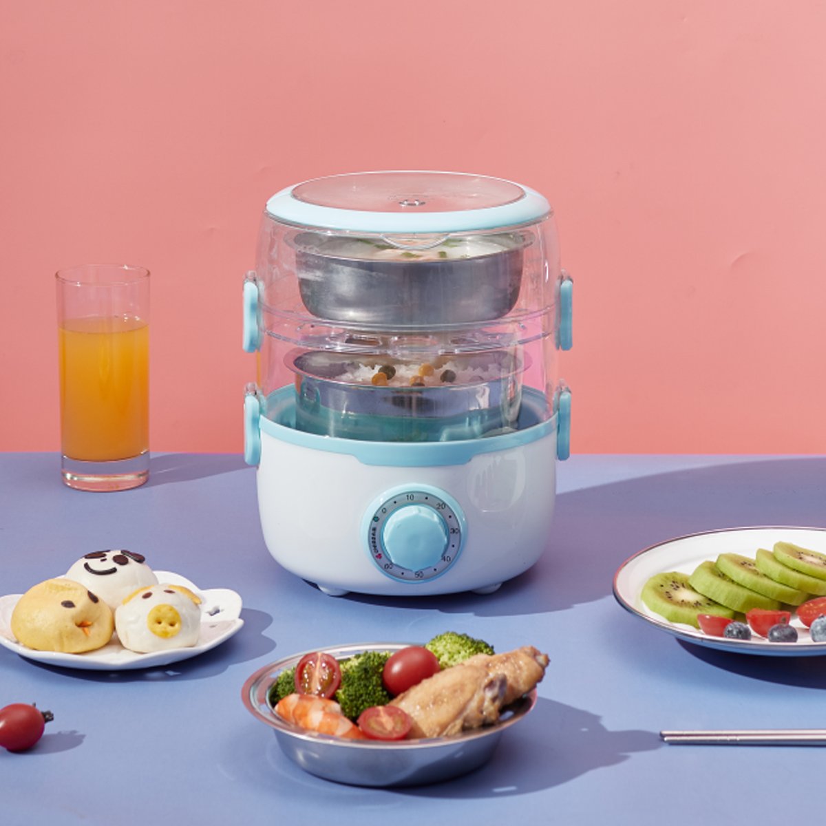 Wholesale 110V/220V 2L Electric Lunch Box Heating Electric Lunch Box