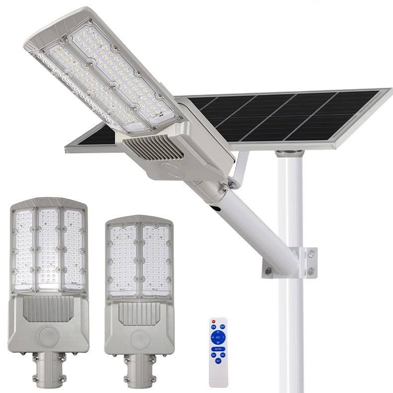 Street Solar Lights in China 500w 1000w Big Bright Solar Dusk to Dawn Street Lights Accessories Big Battery Waterproof