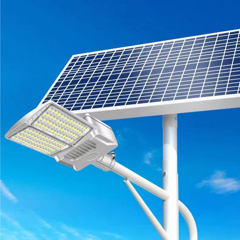 Street Solar Lights in China 500w 1000w Big Bright Solar Dusk to Dawn Street Lights Accessories Big Battery Waterproof