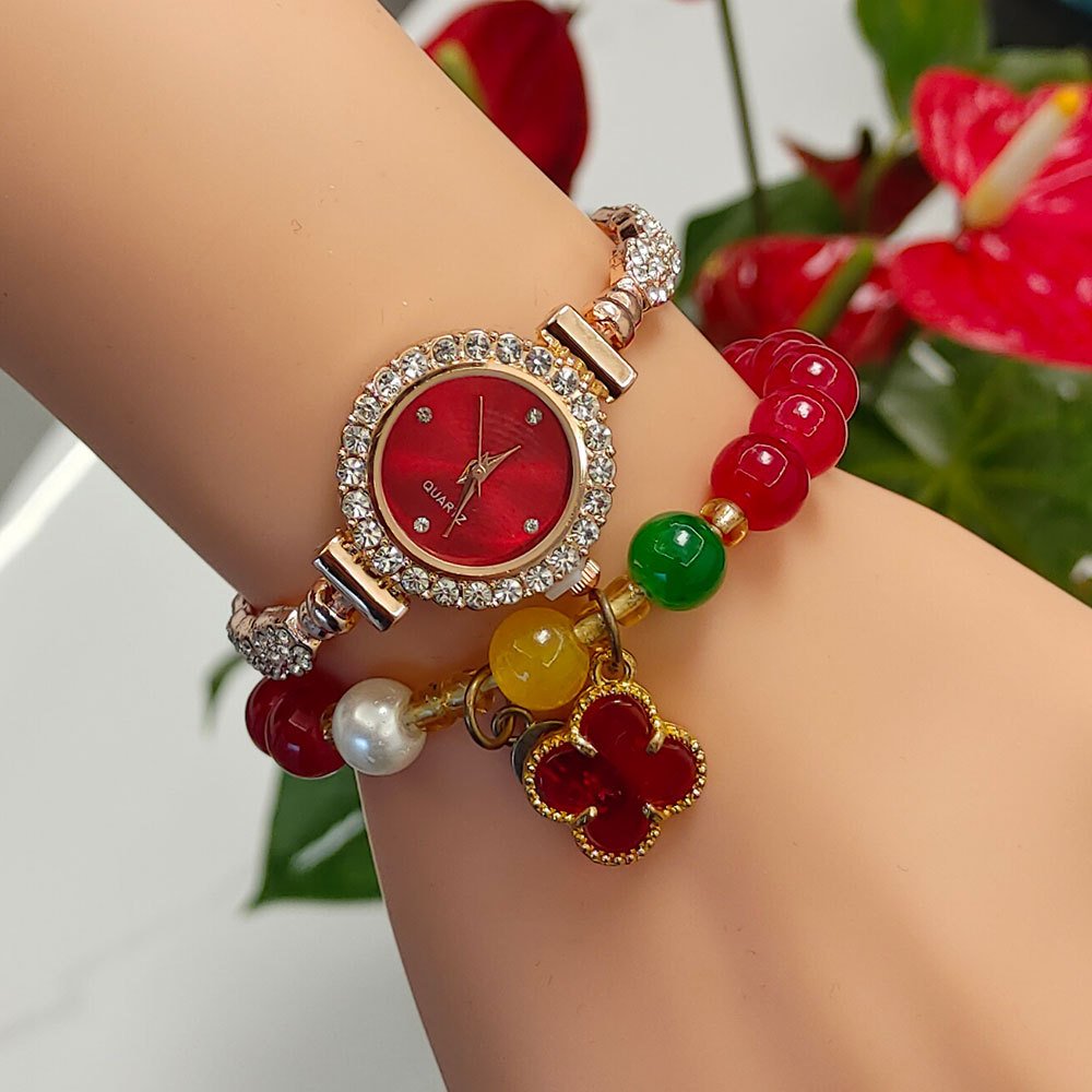NJC Luxury Dress Watch for Women Elegant Simple Design Quartz Clock with Silver Band Waterproof Business Feature