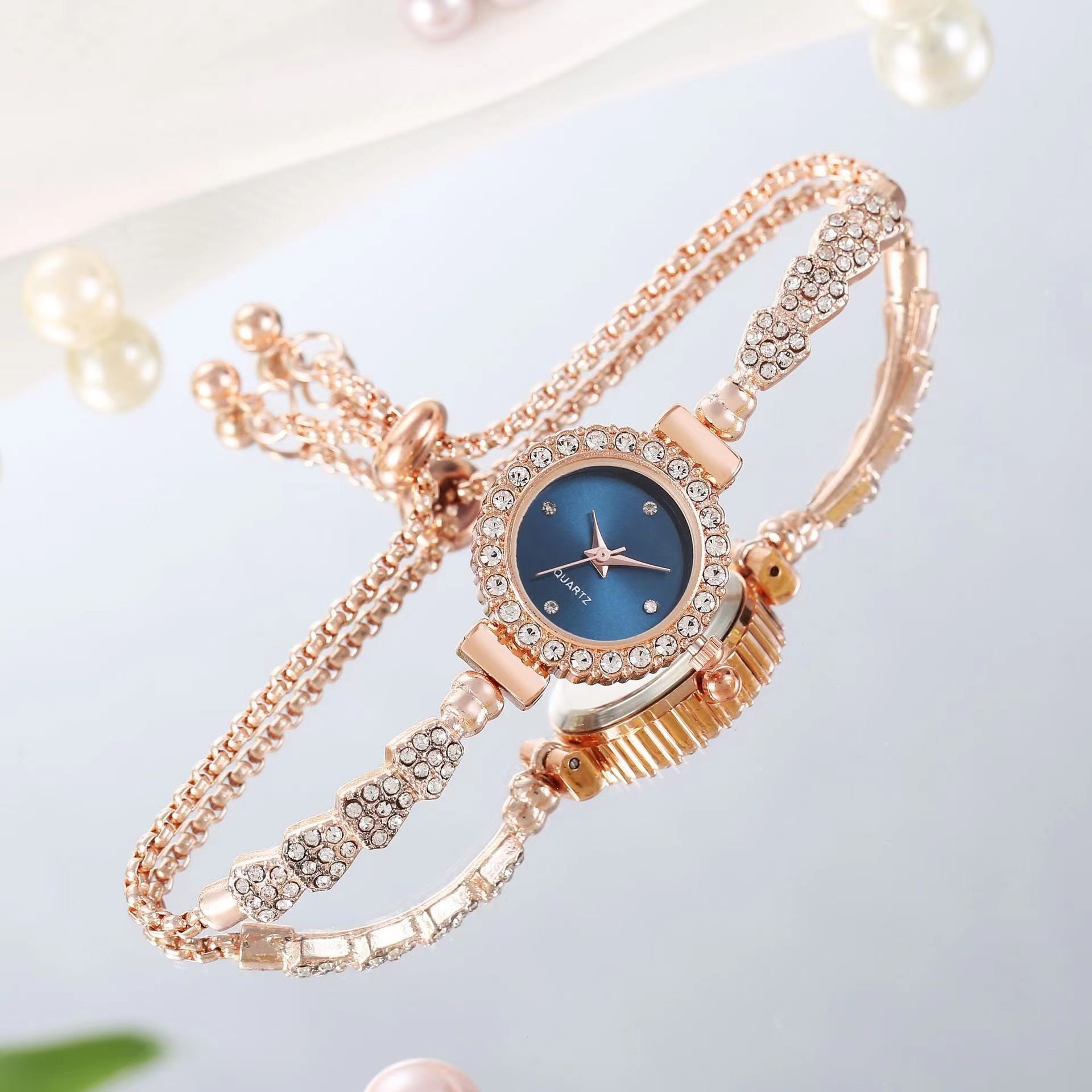 NJC Luxury Dress Watch for Women Elegant Simple Design Quartz Clock with Silver Band Waterproof Business Feature