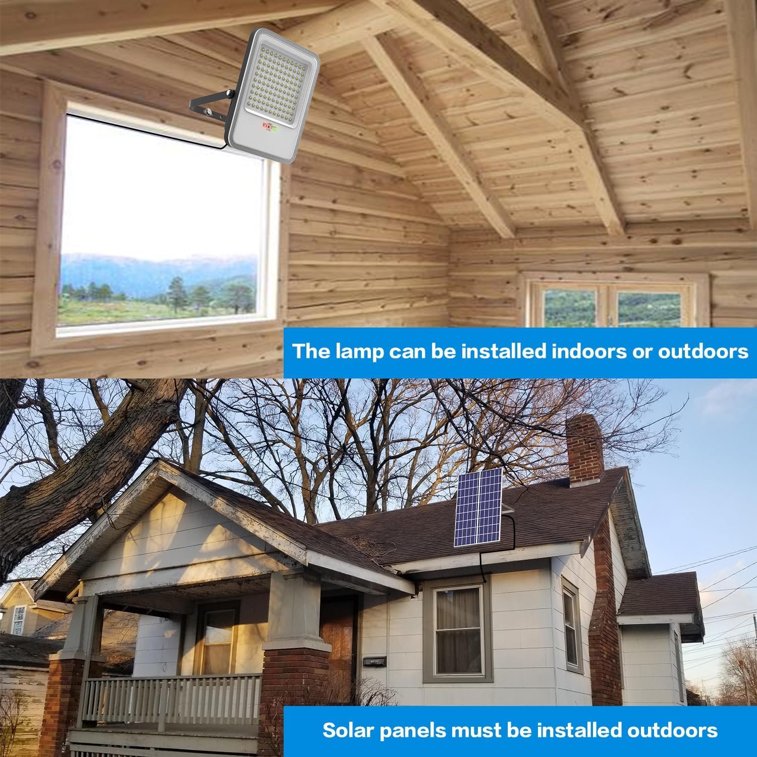 Outdoor Waterproof Lens Super Brightness High Output LED 40W IP65 Wall Light Solar Flood Light