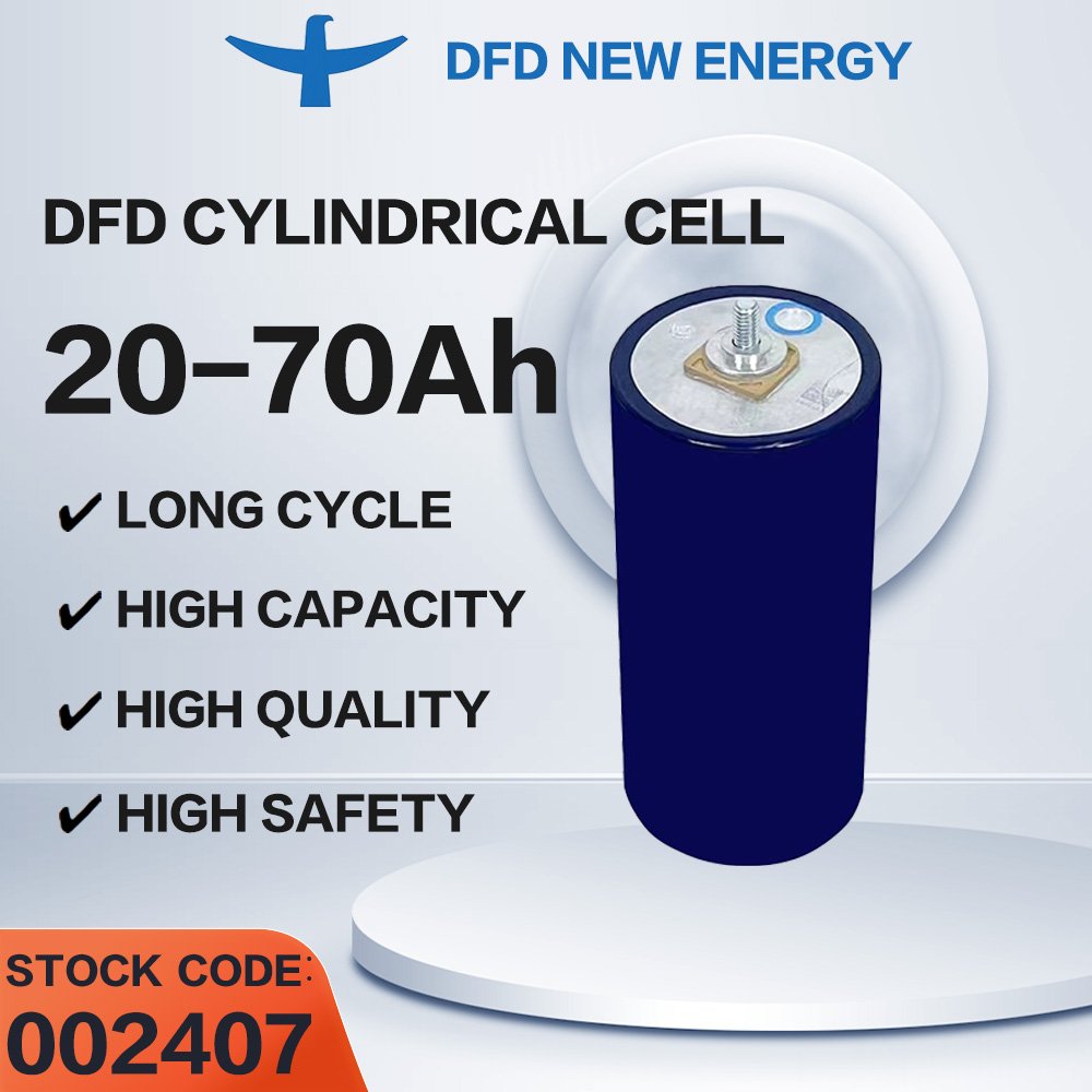 DFD EV Electric Cars 46.5 AH Cylinder Cell EV 60130 3.2V 45AH 50AH Cylindrical LiFePO4 Battery Cell Electric Cars Batteries