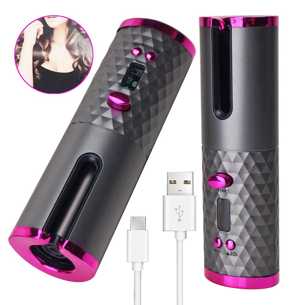 Automatic Curling Iron, Anti-Scald Hair Curler, Rotating Curling Iron 1 Inch Hair Tools
