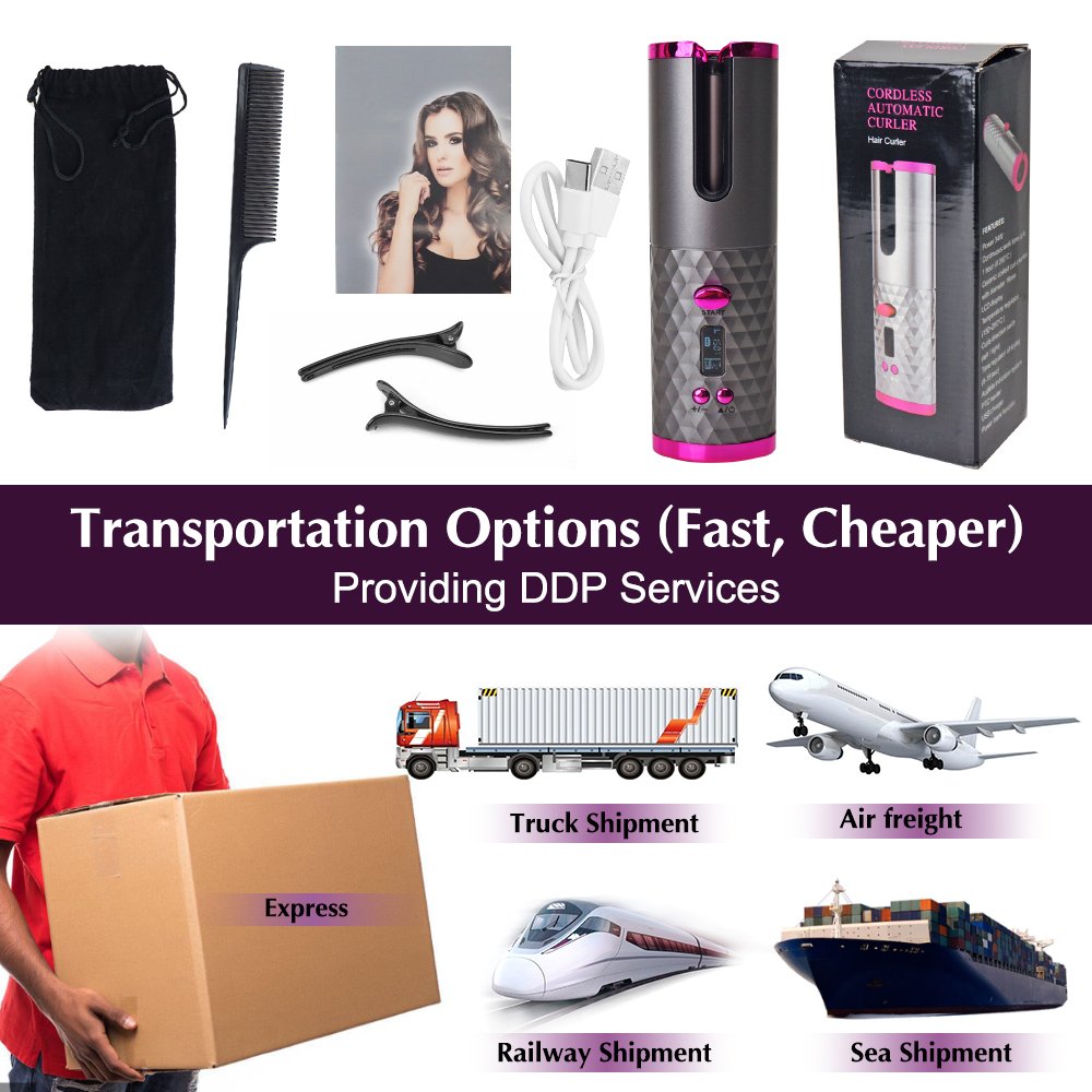 Automatic Curling Iron, Anti-Scald Hair Curler, Rotating Curling Iron 1 Inch Hair Tools