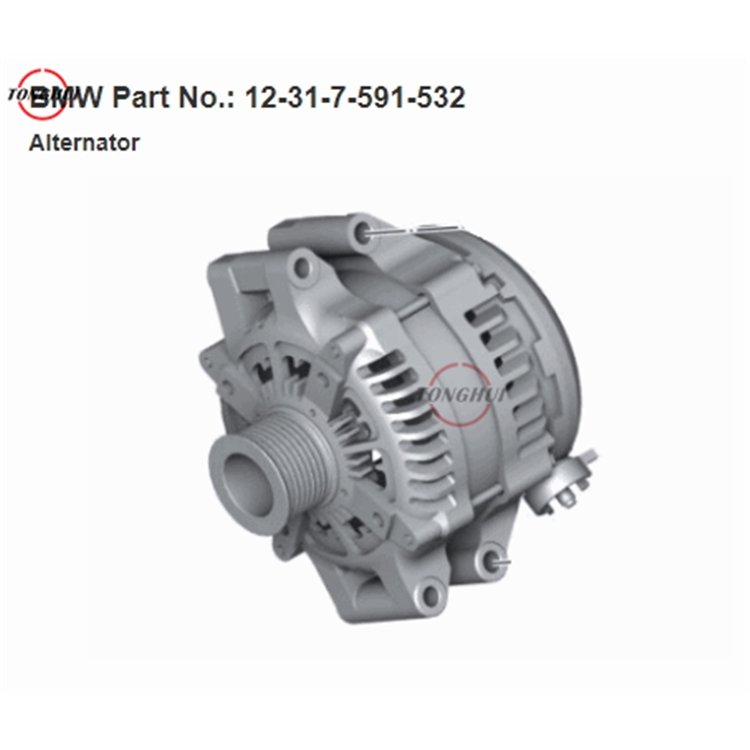 Factory Price Alternator 12V Car Generator for BMW E90 E93 E92 335I N55B30A N55 3.0 12317591532