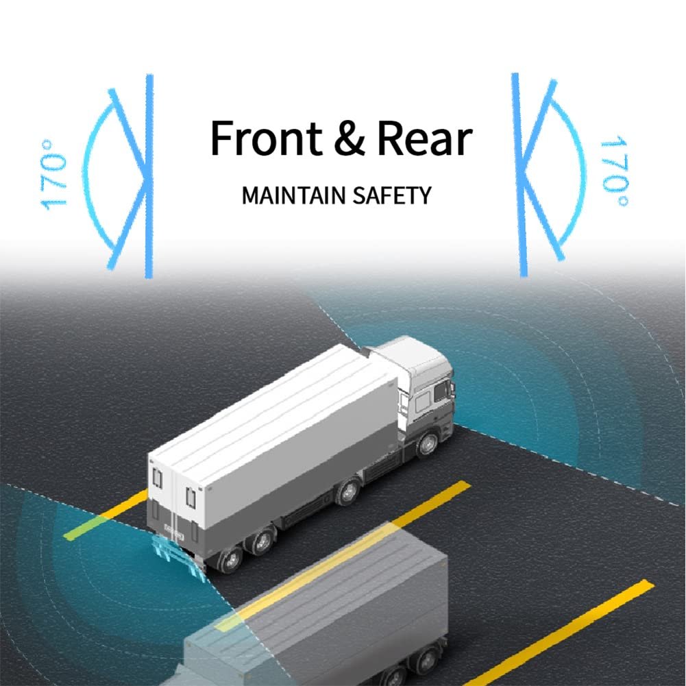 AHD Image Sensor Metal Night Vision Infrared Parking Reverse Camera 1-Year Warranty Bus Truck Back Mirror Car Camera System