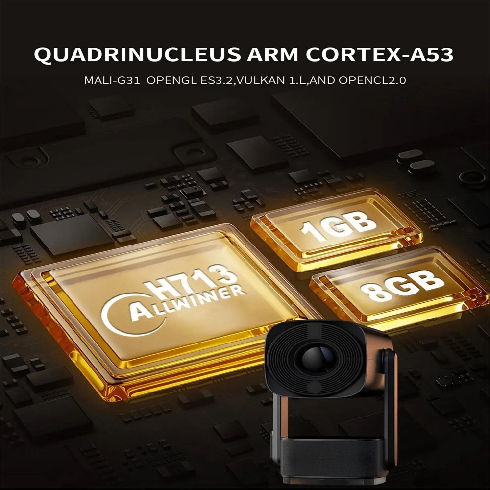 4K Projector K2 Smart Portable Proyector Android11 Built-In Battery Bluetooth 5.2 Wifi Auto Focus Keystone Outdoor Movie