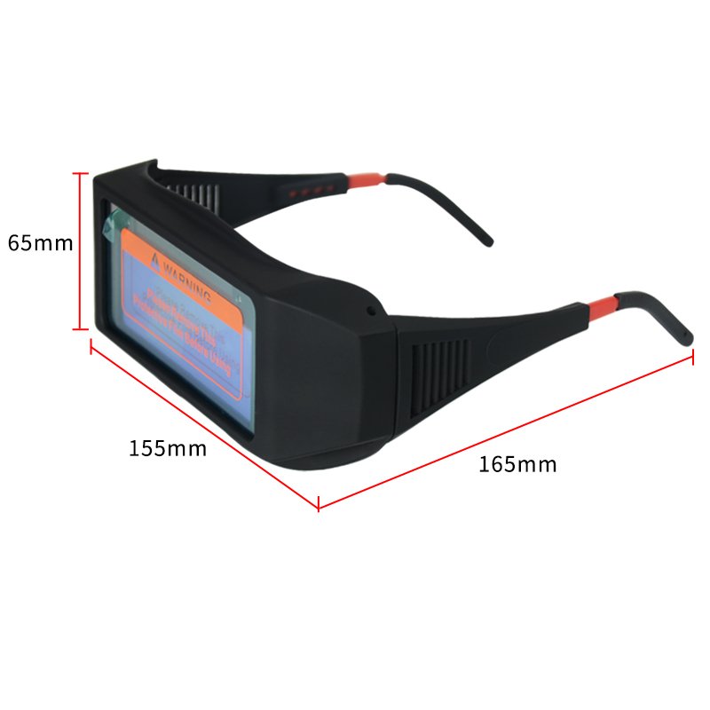 TRQ Welder Glasses Solar Automatic Dimming Professional Eye Protection Glasses Welder Welding Anti-Glare Safety Welding Glasses