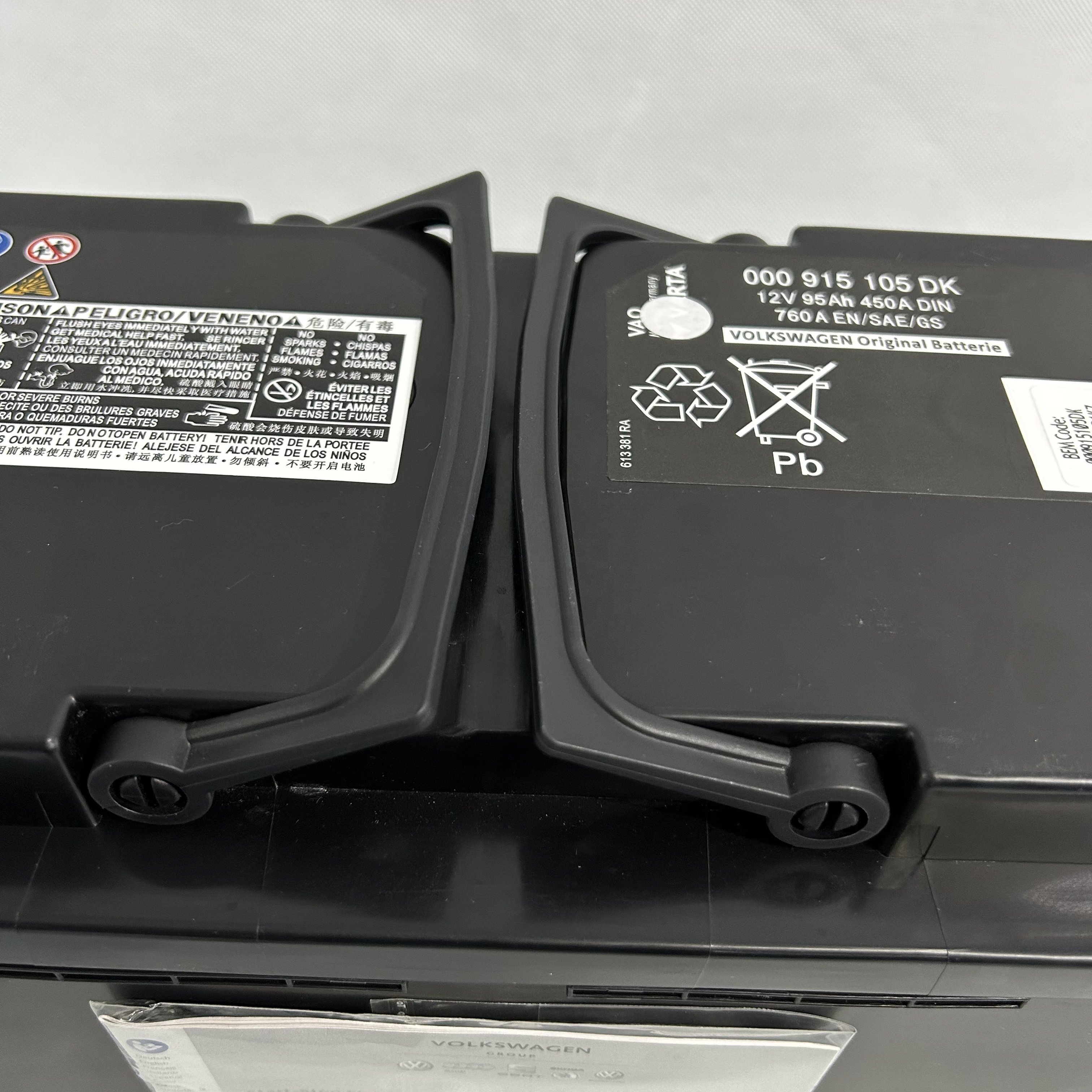 XPEI AUTO PARTS AGM STARTER BATTERY L5 (68AH) 000915105CC for AUDI MAINTENANCE-FREE BATTERIES
