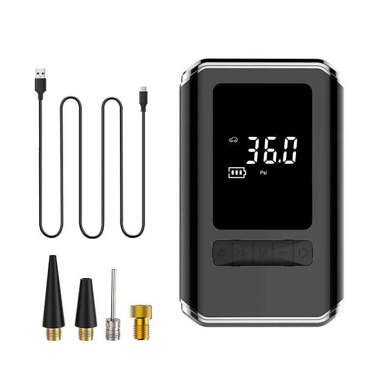 Hot Sale Battery Display Portable air Pump Mini Car air Compressor Tire Inflator Portable Mini air Pump Usb