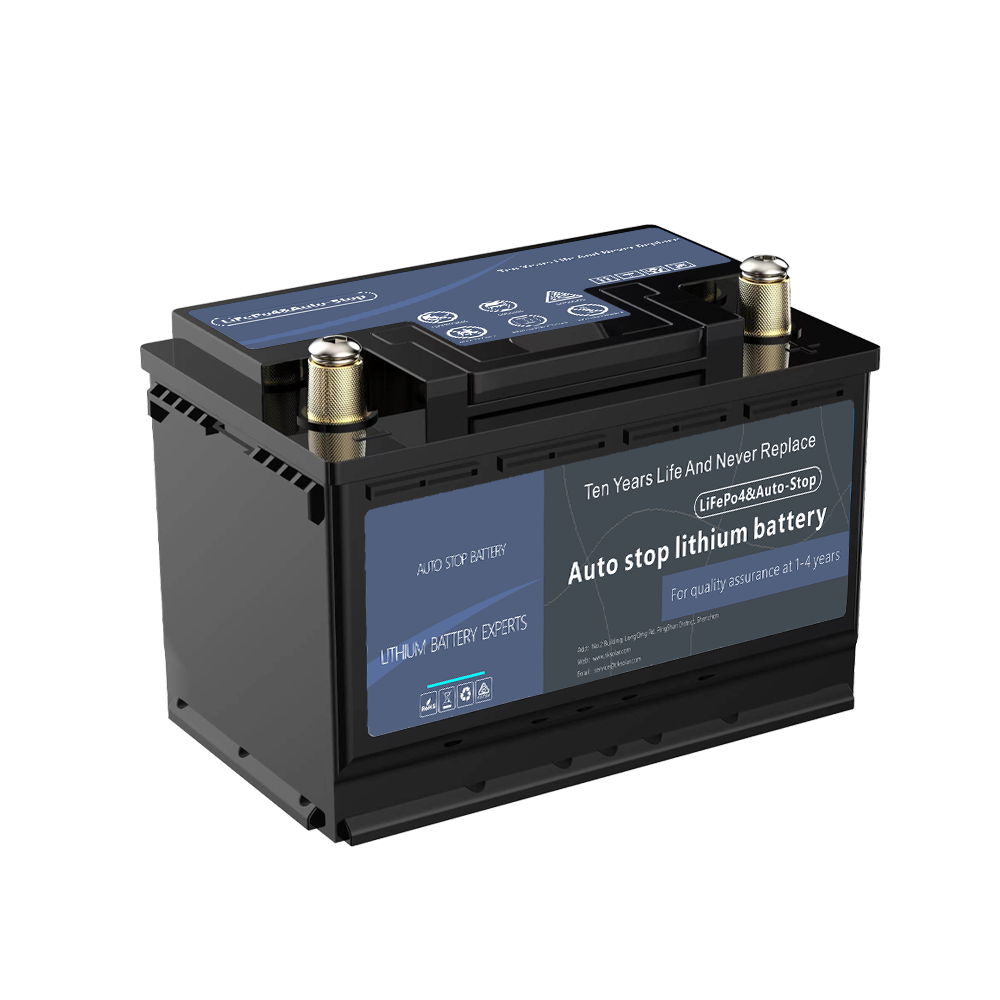 Deep Cycle Car Battery Universal 12v 105ah CCA1155 Replaceable Lead-acid Lithium Iron LiFePO4 Car Start-stop Lithium Battery