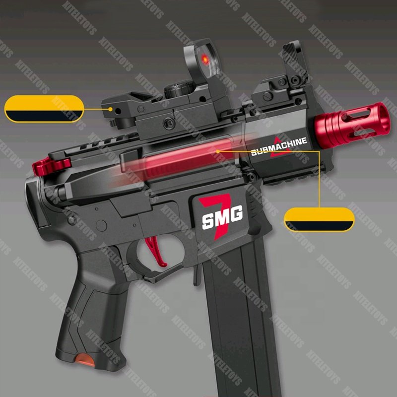 MK11 Electric TOY GUN 7MM GEL Ammos AUTO Shooting Blaster Balls Splatter Launcher Fighting Game SAFE Kids Playing Toy