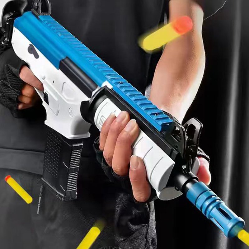 MK11 Electric TOY GUN 7MM GEL Ammos AUTO Shooting Blaster Balls Splatter Launcher Fighting Game SAFE Kids Playing Toy