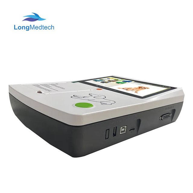 Cheap 3 Channel 12 Lead Vet Ecg Digital Electrocardiogtaph Device Potable Pet Hospital Medical Machine