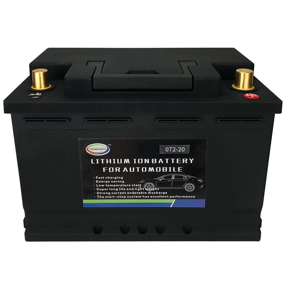 Wholesale Price Customizable 12V 75Ah LiFePO4 072-20 Car Starter Battery 1200CCA Auto Batteries for Car Trolling Boats