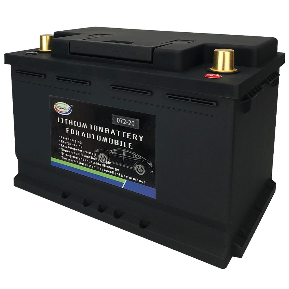 Wholesale Price Customizable 12V 75Ah LiFePO4 072-20 Car Starter Battery 1200CCA Auto Batteries for Car Trolling Boats