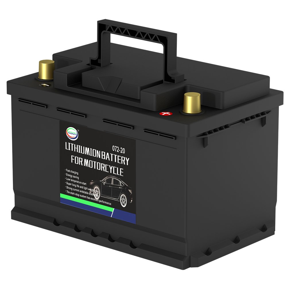 Wholesale Price Customizable 12V 75Ah LiFePO4 072-20 Car Starter Battery 1200CCA Auto Batteries for Car Trolling Boats