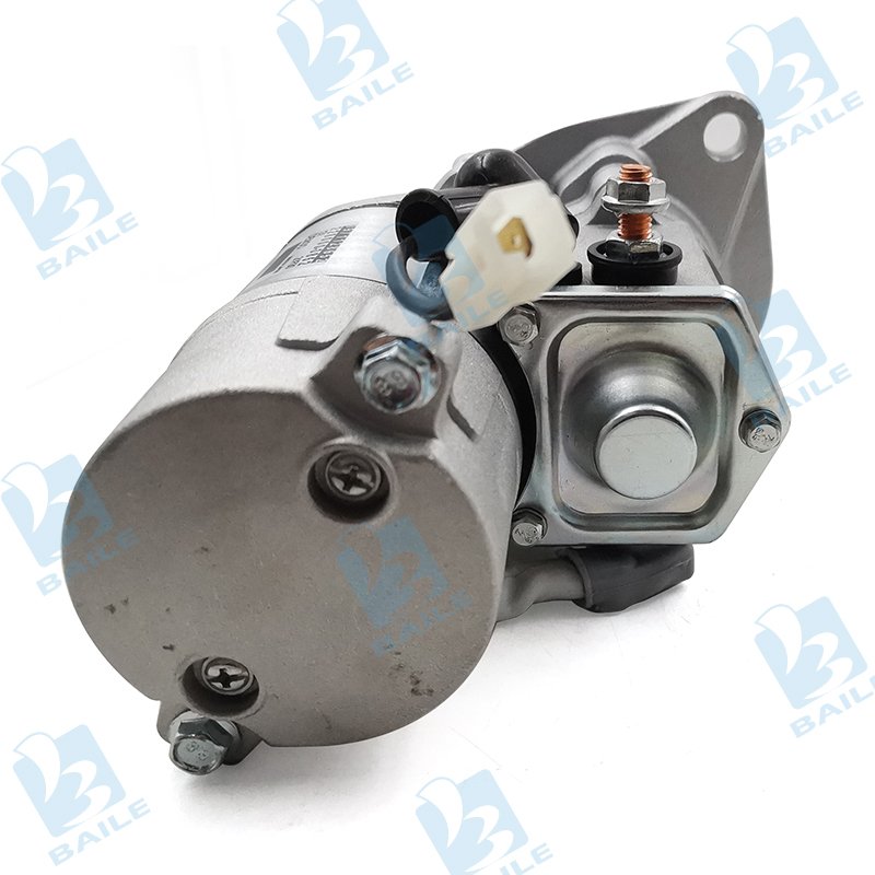 New Replacement 12V 9T Starter Motor 1280000960 for Isuzu Engine C190 C240 2AB1 3AB1 4FA1 4JB1 4LE1 Excavator Starter Auto Parts