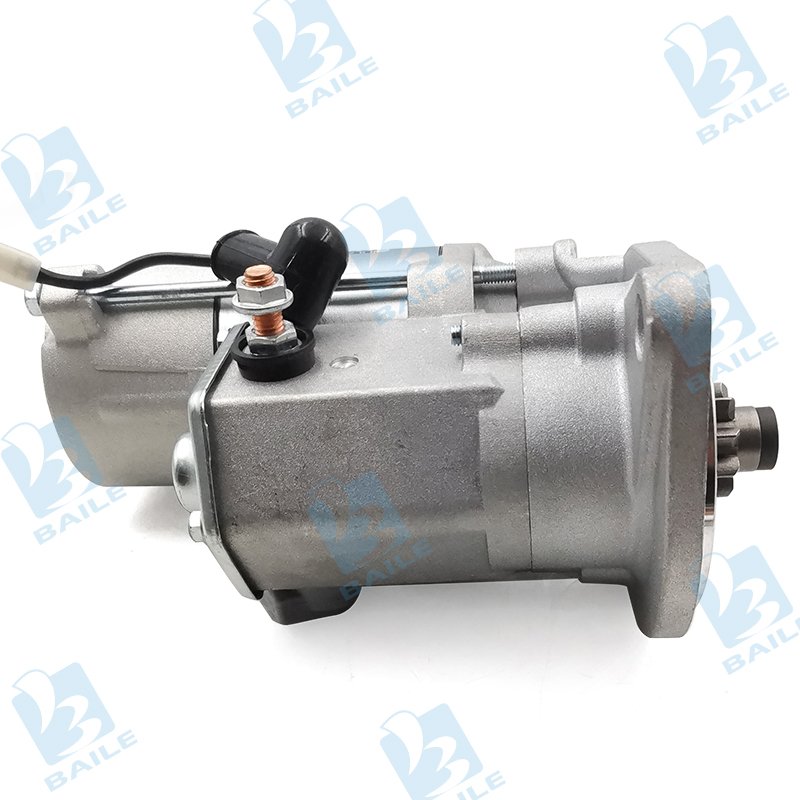 New Replacement 12V 9T Starter Motor 1280000960 for Isuzu Engine C190 C240 2AB1 3AB1 4FA1 4JB1 4LE1 Excavator Starter Auto Parts