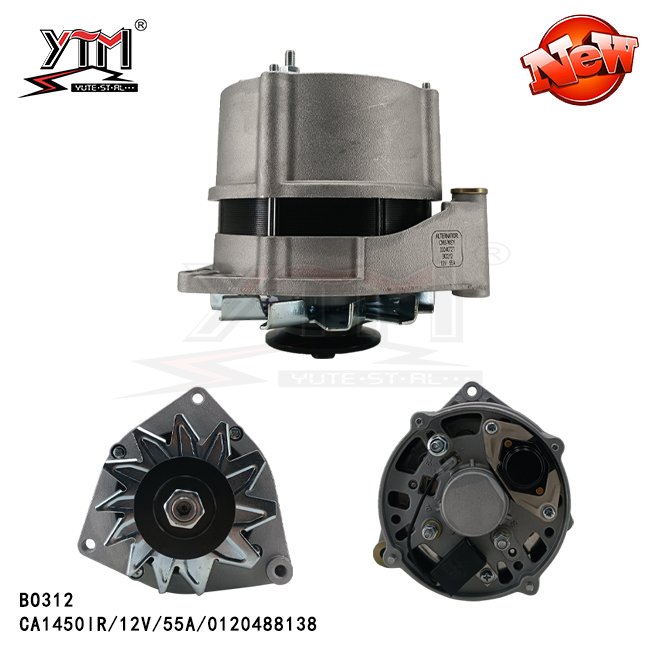 BO312 Alternator 12V 55A 1PK for Mercedes benz Trucks CA1450IR 0120488138