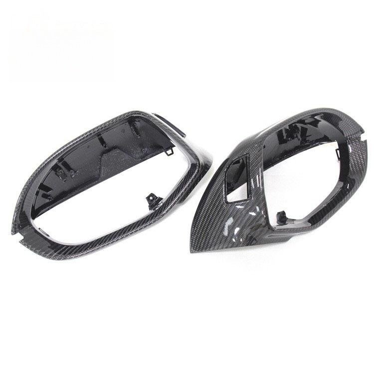 For Audi A7 S7 RS7 Alternate Form Dry Carbon Fiber Mirror Housing Reverse Mirror Cover Car Decoration Auto Performance Parts