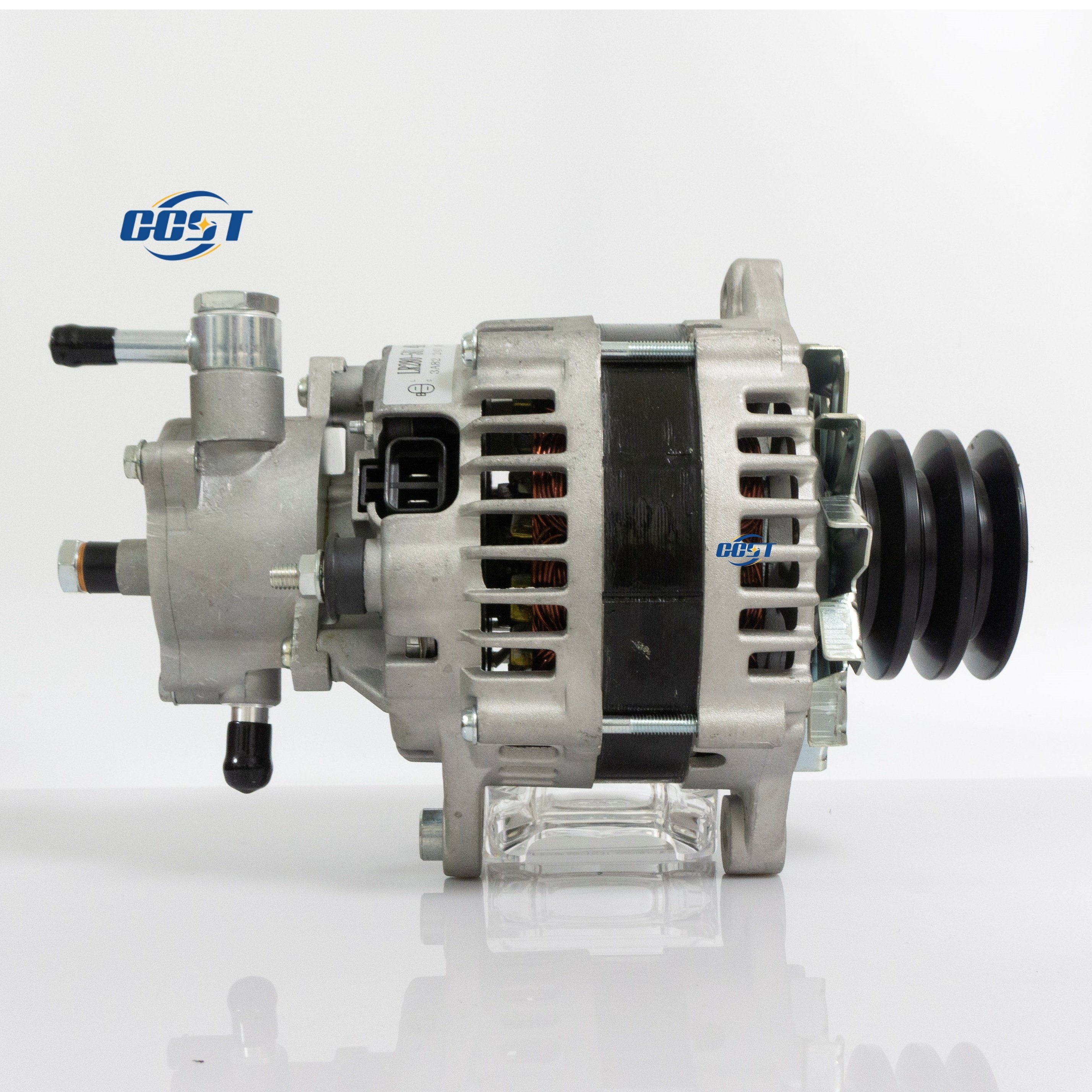24V 80A Trucks Alternator for ISUZU NLR ELF NQR JAMBO 4HF1 4HG1 4HE1 NPR300 4HK1 4H80 Engines Alternator with Vacuum Pump