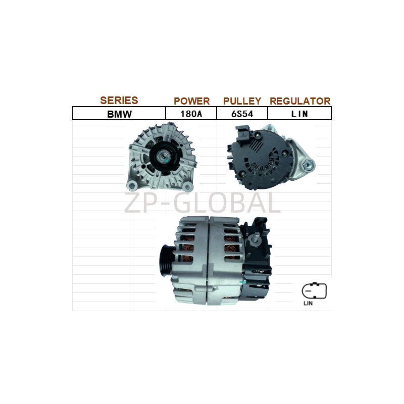 Ac Car Alternator Voltage Regulator 12318509225 for BMW 330d/(F30/F80)