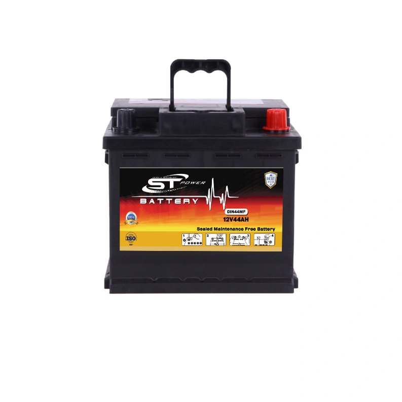Full Capacity DIN44 12V 44Ah Auto MF Car Battery With Long Life Span DIN44 Auto Battery Manufacture